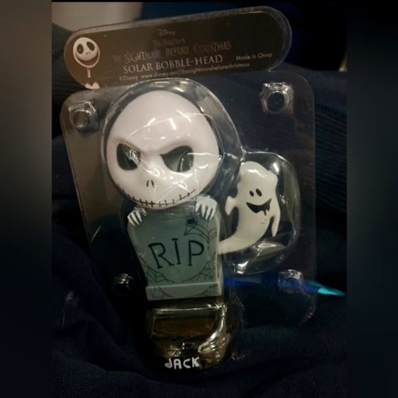 Disney Other Disney Jack Skellington Solar Bobblehead Poshmark